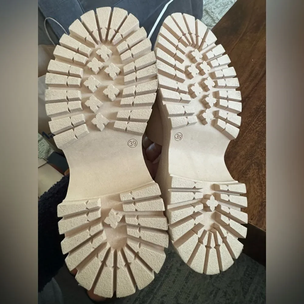 NEW Free People Winona Wedge Platform Sandals Slip-On